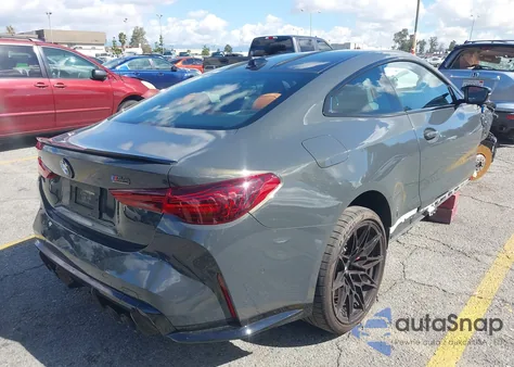 2025 BMW M4 Competition xDrive из США, поврежденный, VIN WBS33HK01SCS74687